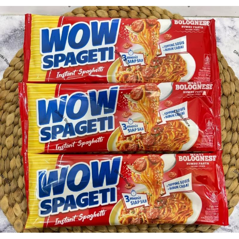 

isi 3 WOW Spageti Instan Carbonara Bolognese