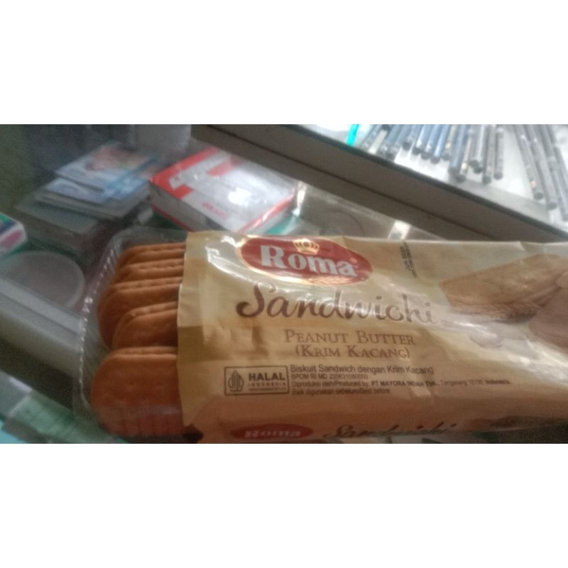 

Roma sandwich kacang / coklat