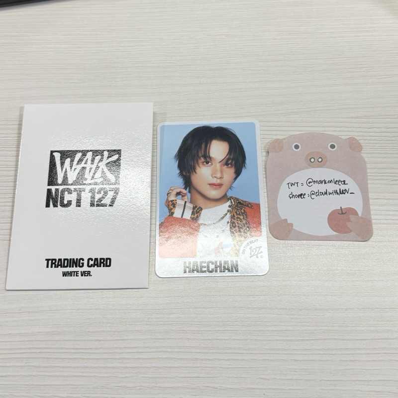 HAECHAN walk trading card white ver photo concept