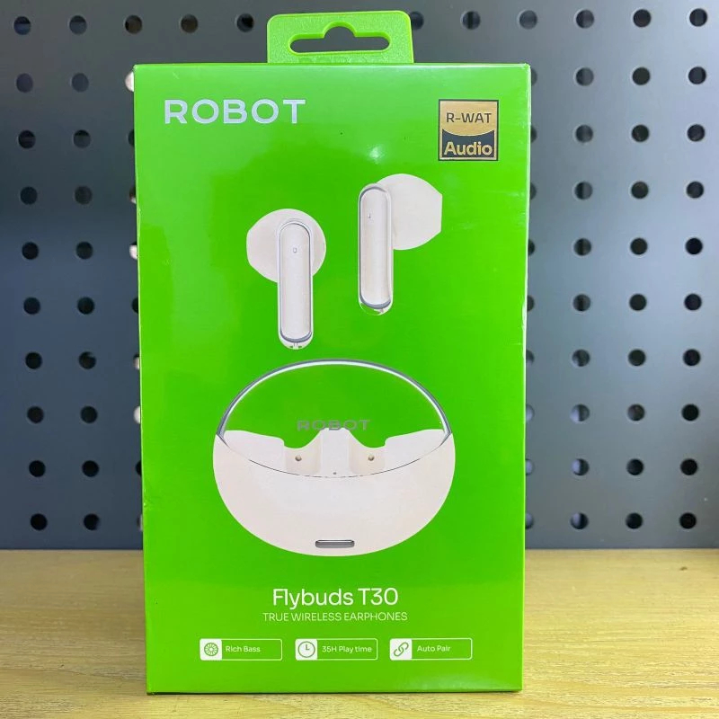 Robot TWS Wireless Earphone Flybuds T30 with Transparent Case Bluetooth 5.3