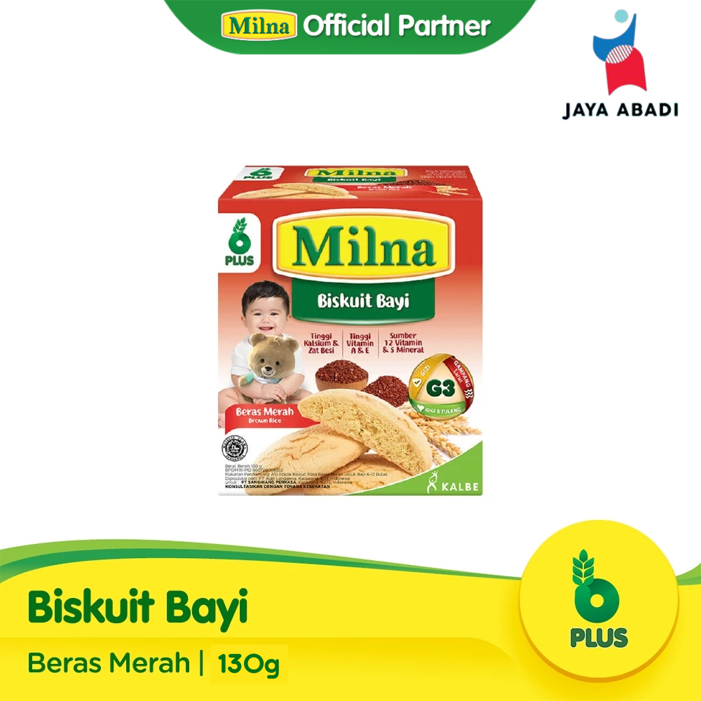 Milna Biskuit Beras Merah 130g