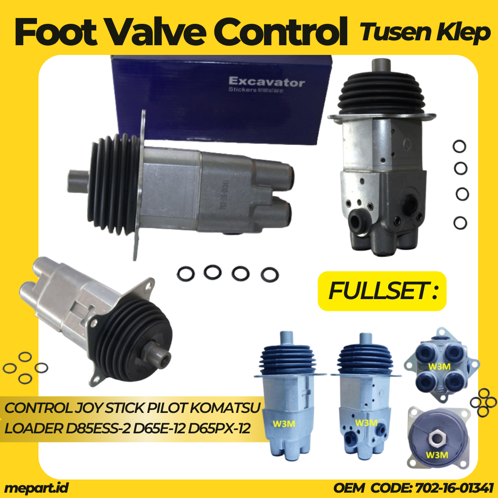 TUSEN KELP CONTROL JOY STICK PILOT VALVE KOMATSU LOADER D85ESS-2 D65E-12 D65PX-12 MCQUEEN OEM 702-16