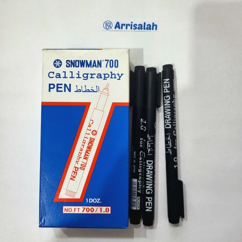 

Pulpen/ Pen/ spidol kaligrafi snowman 700