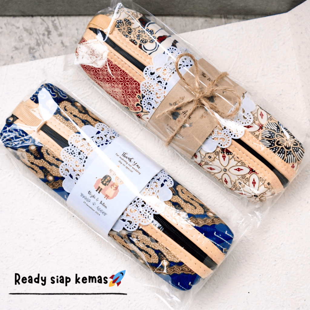 READY SOUVENIR PERNIKAHAN/KHITANAN/AQIQAH TEMPAT PENSIL KHAS JOGJA MURAH