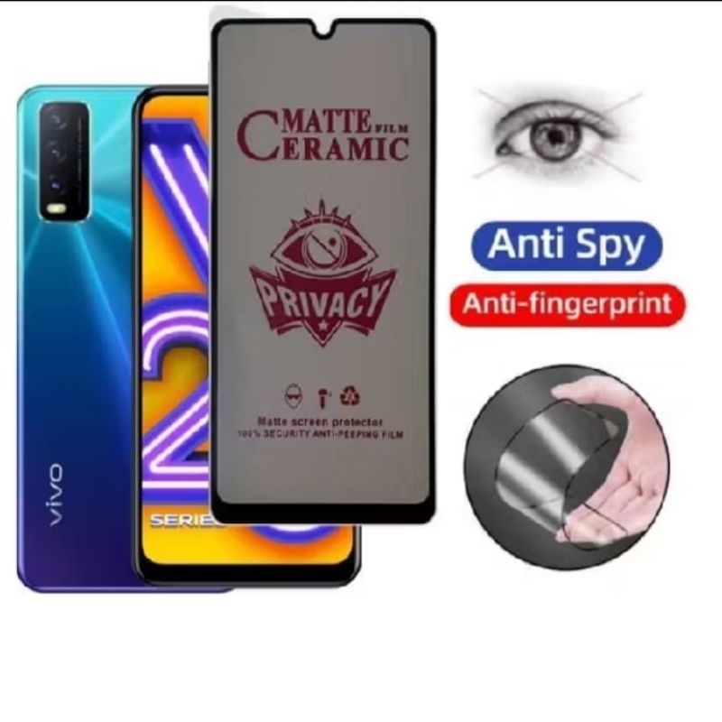 TEMPERED GLASS FULL MATTE VIVO Y77 2022 Y77E Y77E T1 Y77S Y79 LAMA