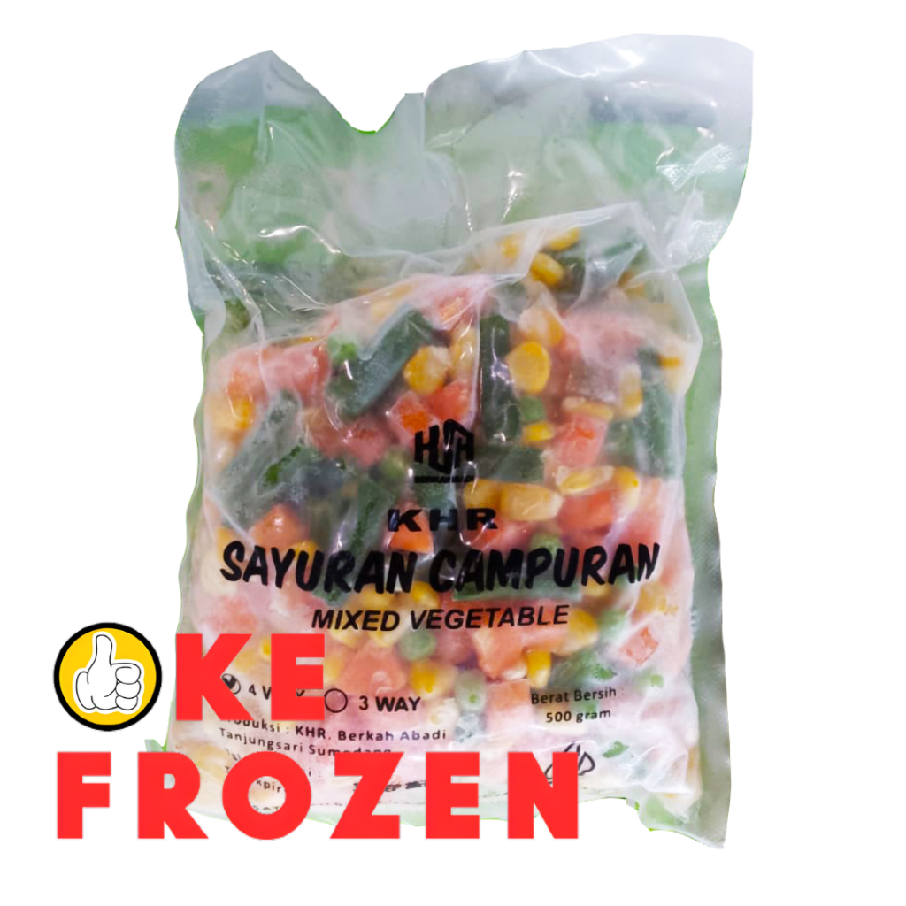 

KHR MIX VEGETABLE 500GR / SAYURAN BEKU