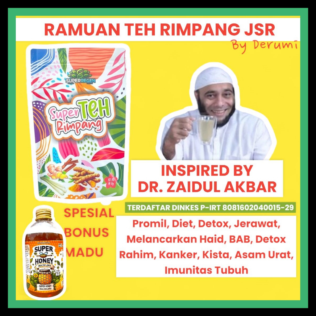 

Super Teh Rimpang Celup - Minuman Bahan Rempah Alami Pelangsing Diet Detox Herbal 100% Original | Teh Celup Rimpang Rempah Alami Jsr Melangsingkan Badan Melancarkan Haid Asli Original Teh Rempah