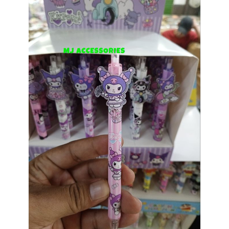 

(48pcs) Pulpen Cetek Kuromi and friends/ Pen Tulis Karakter Import