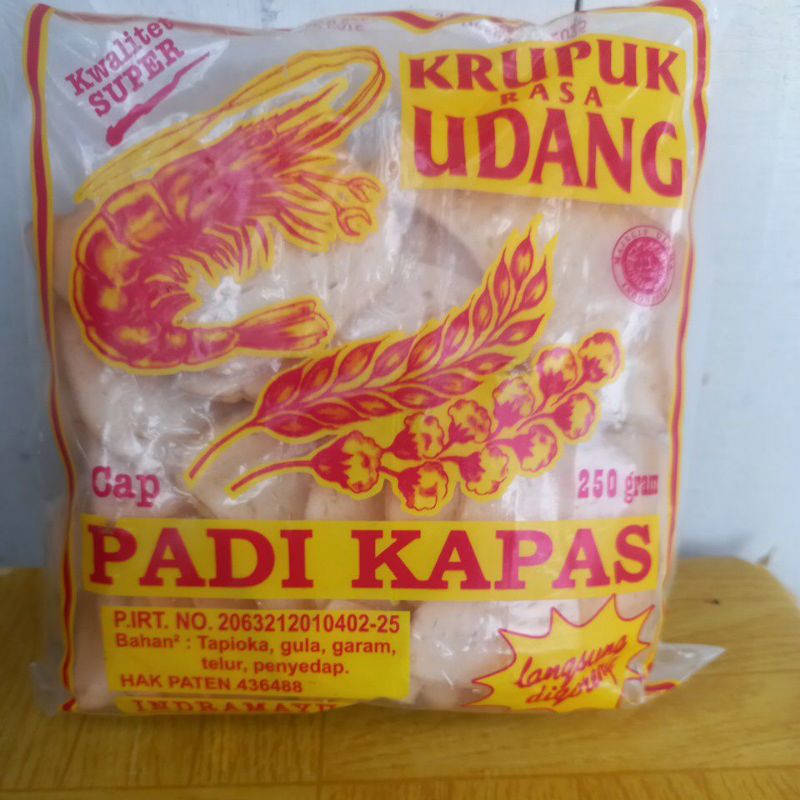 

kerupuk udang padi kapas asli 250gr