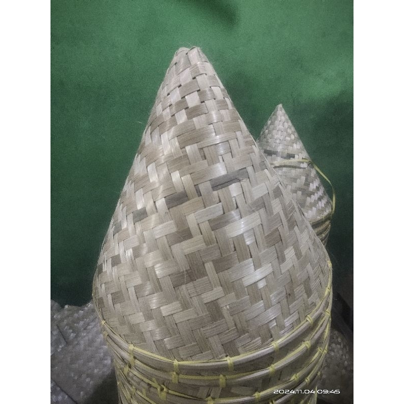 kukusan bambu kerucut 30cm