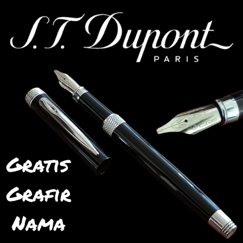 

fountain pen mewah duponts dan exclusive gratis grafir nama bukan parker
