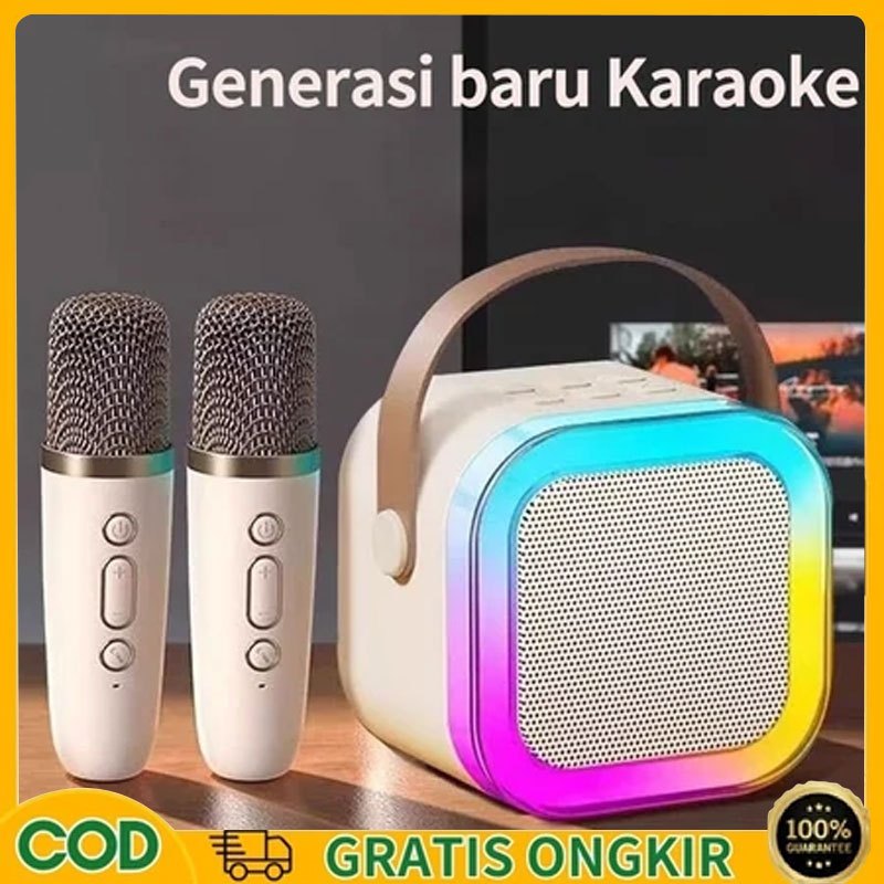 Bluetooth Mini Speaker Subwoofer Portable Mic Microphone Premium Speaker Karaoke Bluetooth Microphon