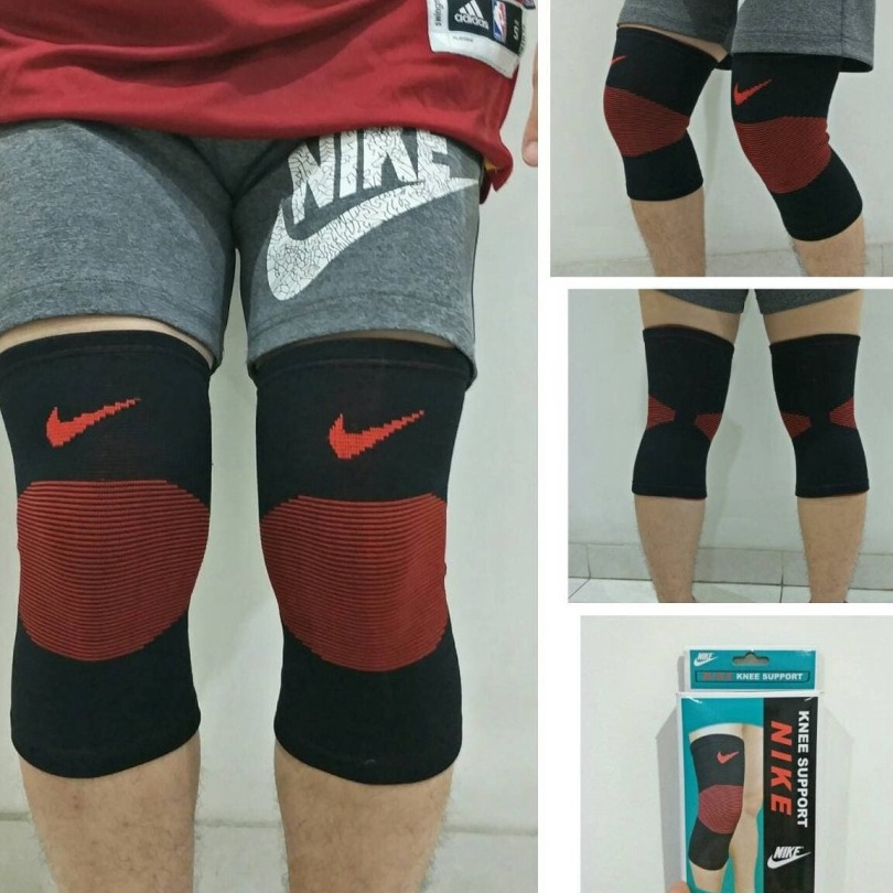 Flash Sale Pelindung Lutut Nike isi sepasang  Knee Support Nike isi 2  deker lutut Nike  Knee Sleeve