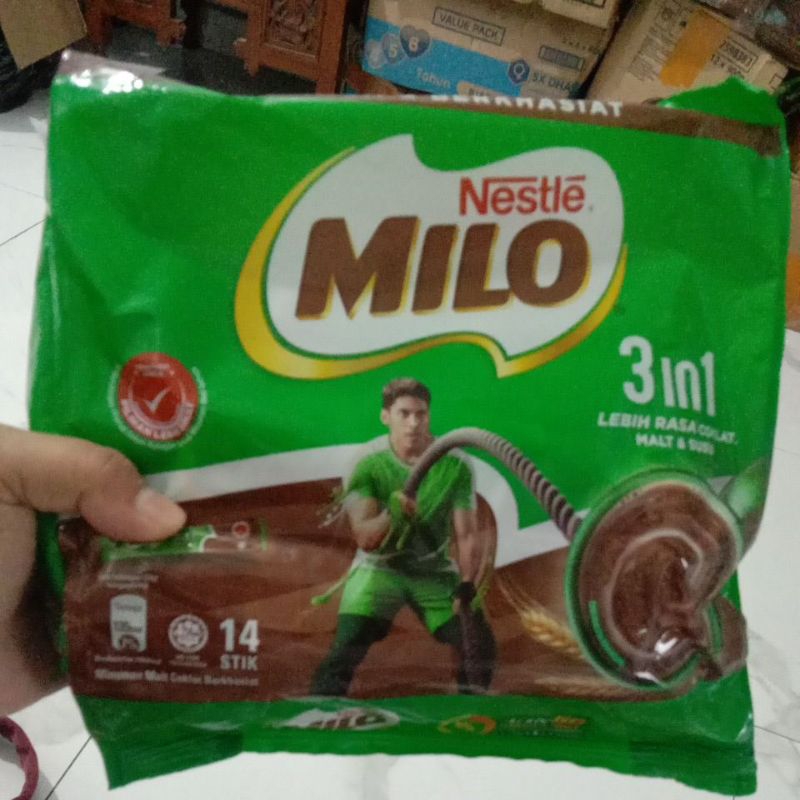 

Milo 3in 1 14 stik / Milo Stik Malaysia / Milo Sachet Malaysia