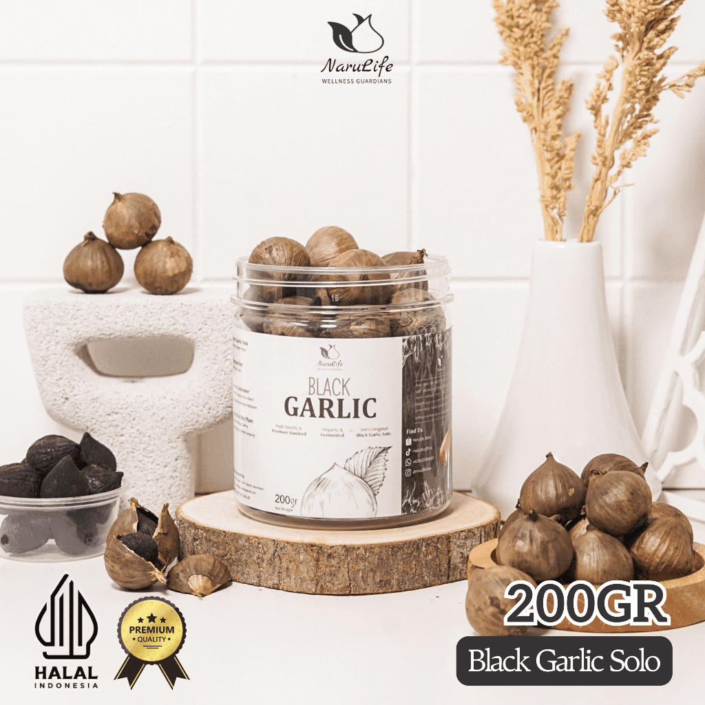 

Narulife Black Garlic Solo (Bawang Hitam Tunggal) 200gr | ORI 100% PREMIUM