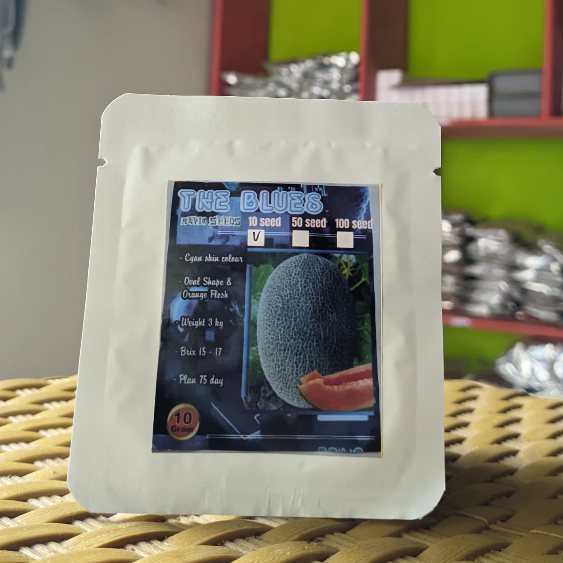 Benih Melon Sweet Hami THE BLUES Repack Isi 10 Biji