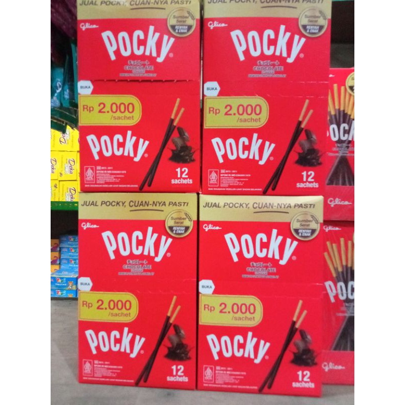 

Glico Pocky 2000 Rasa Coklat 1 Pak isi 12