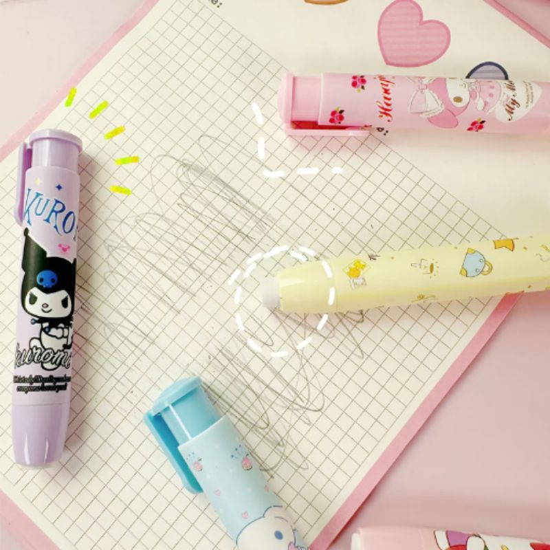 

Penghapus mekanik model lipstik karakter sanrio