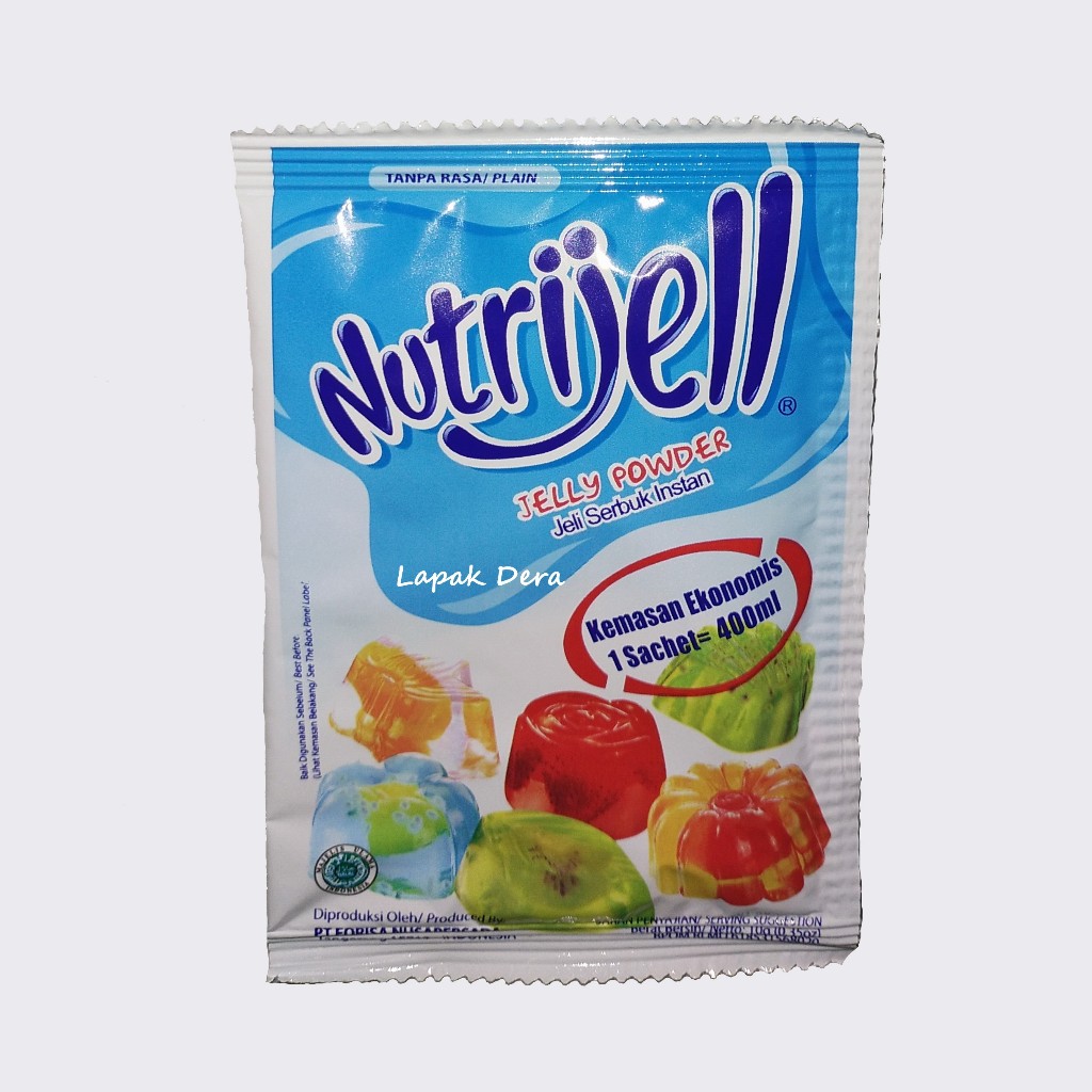 

ECER Nutrijel PLAIN (Tanpa Rasa) Kemasan Ekonomis 1 PCS 10 gr