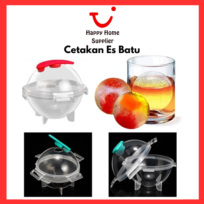 [COD]Cetakan Es Batu Model Bulat Jumbo 5cm / Tempat Cetak Puding Agar Jelly Cokelat Gelatin / Ice Mo