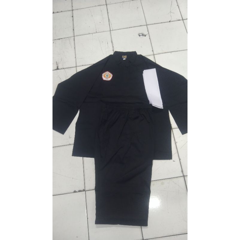 baju beladiri silat hitam anak anak no 4
