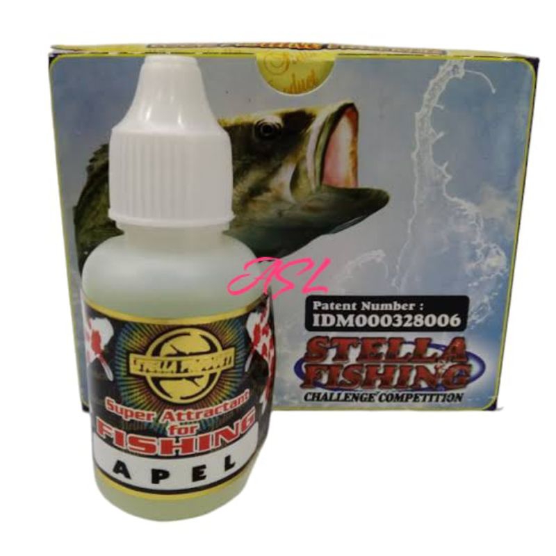 Essen Stella apel Biang Murni 30 ml 30ml Aroma apel Esen Pancing Essen ikan Kemasan Botol 30 mili St