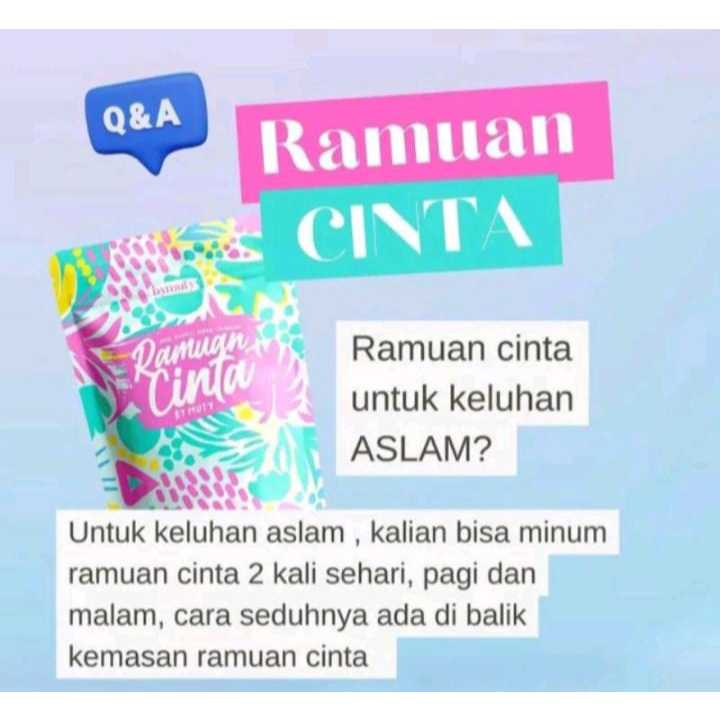 

Ramuan Cinta By Muty Promil, Diet Atasi Asam Lambung Melancrkan Haid Dll Original BPOM