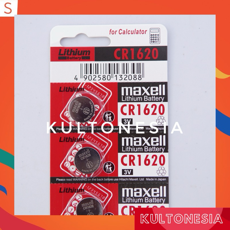 BATERAI MAXELL CR1620 3V CR 1620