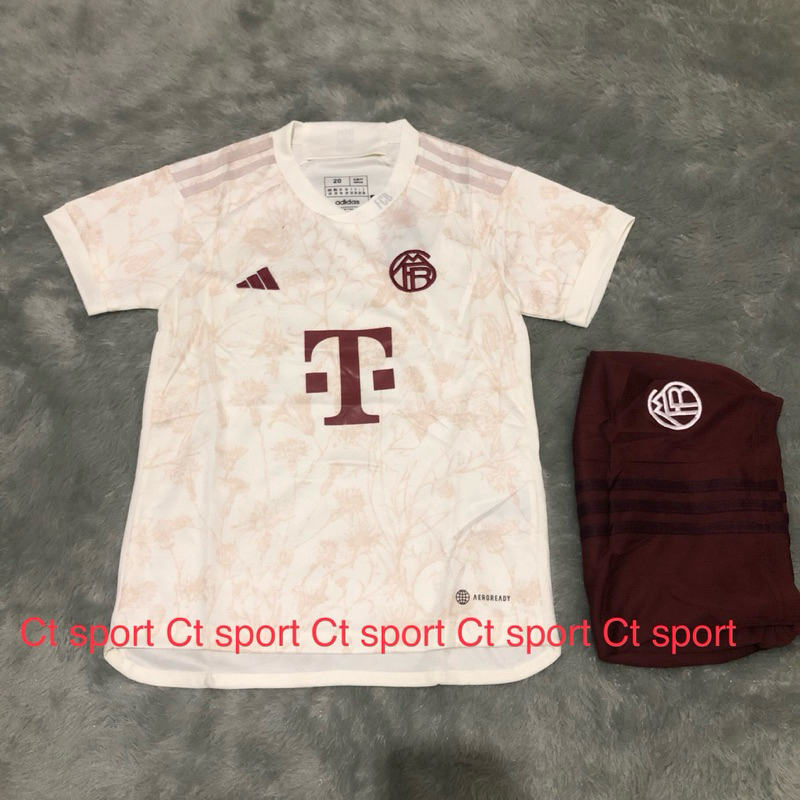 JERSEY KIDS ( Aanak - ANAK ) BAYERN MUNCHEN THIRD 2023-2024 IMPORT GO THAILAND baju bola anak anak m