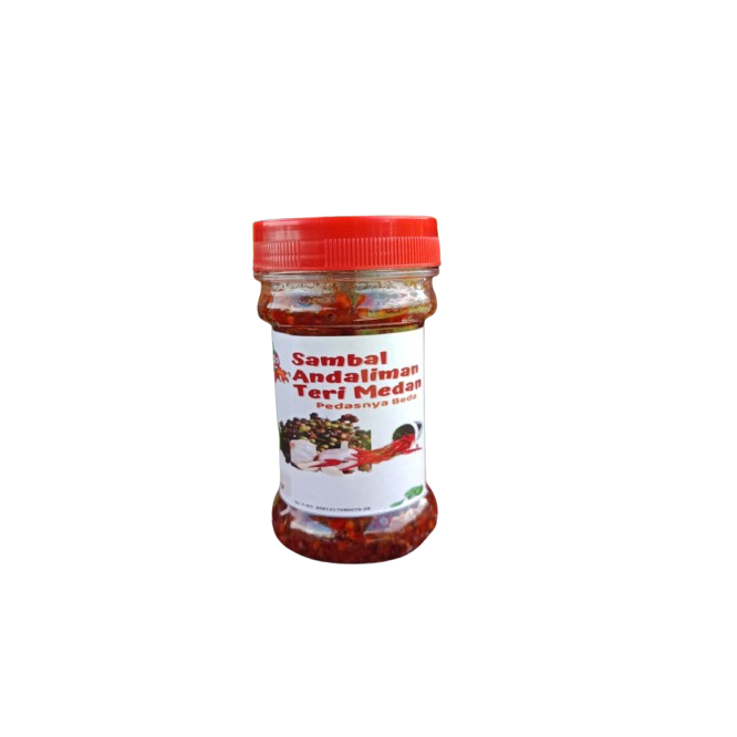 

Sambal Andaliman Teri Medan ukuran 150 gram