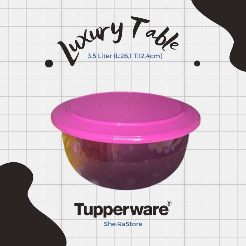 Luxury Table Collection Tupperware 3,5 Liter