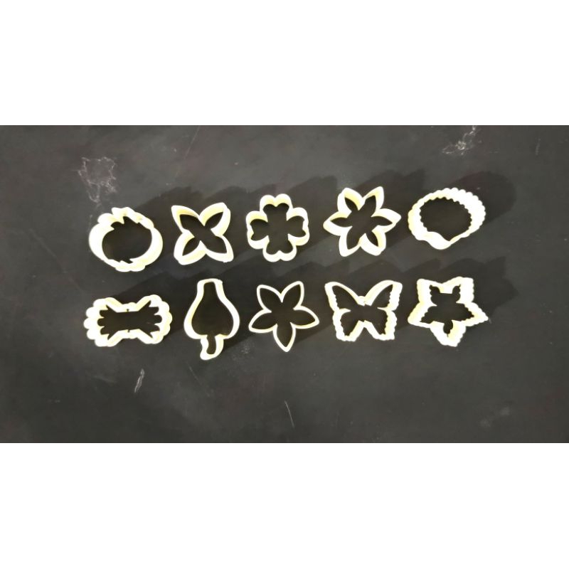 cetakan kue kering klasik / kue kering jadul plastik 10 motif sin lian 129