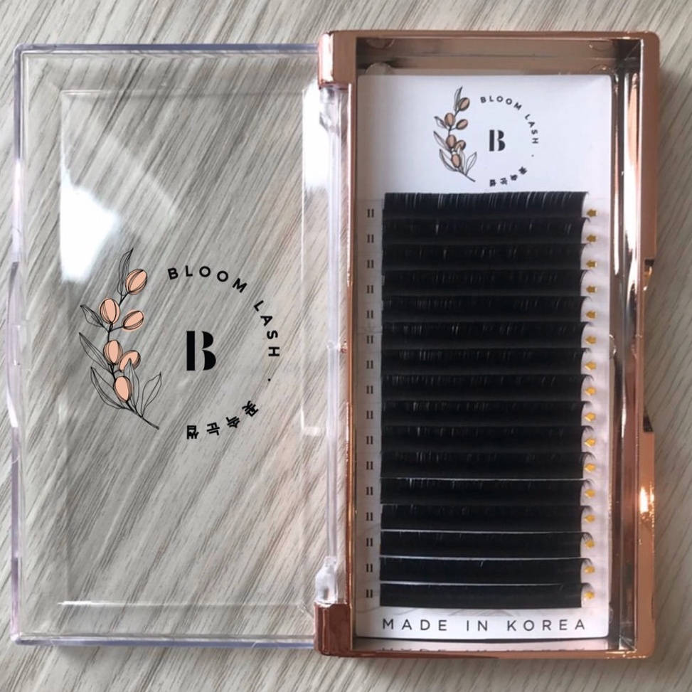 KODE V5O2 16 baris EYELASH EXTENSION BLOOM LASH PREMIUM SOFT SANGAT LEMBUT EYELASH EXTENTION BULU MA