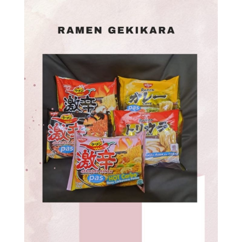 

MIE INSTAN NISSIN RAMEN GEKIKARA PORSI PAS