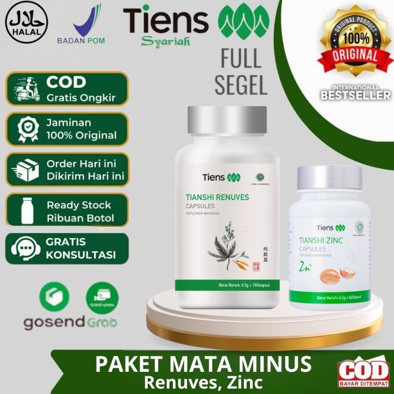 Tiens Paket Mata Minus | Obat Mata Minus