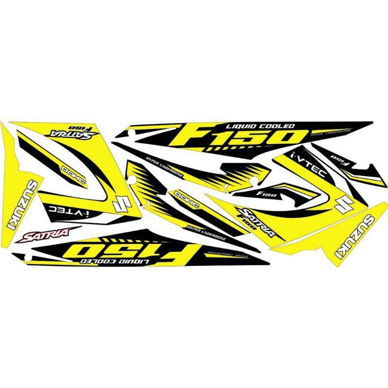 Striping Satria Fu Facelift STIKER SATRIA FU STRIPING SATRIA F150 Variasi