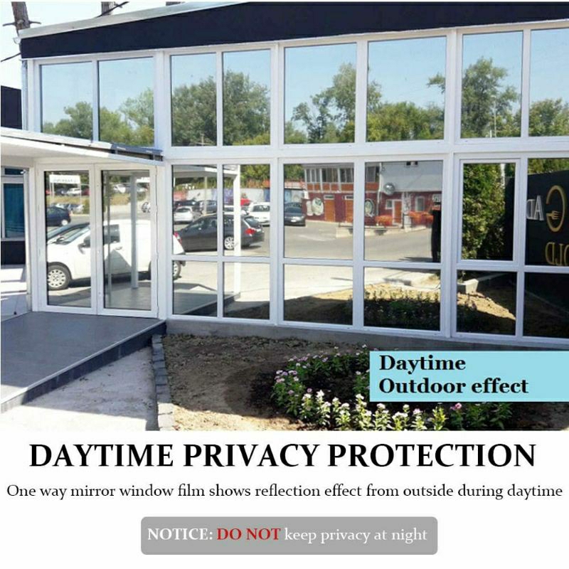 STICKER KACA JENDELA RUMAH ONE WAY CRMIN MIRROR KACA FILM