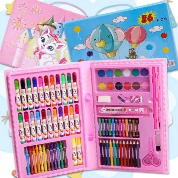 

Banyak Promo Crayon Set 68pcs Krayon Mewarnai Anak 68pcs