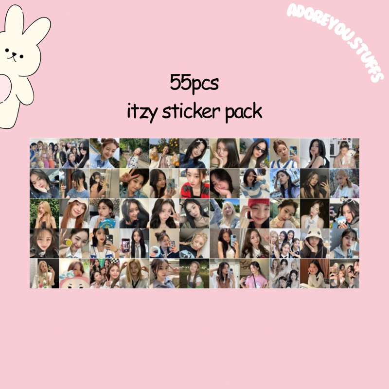 

(55pcs) ITZY STICKER KPOP / STICKER FREEBIES / STICKER DECO KPOP