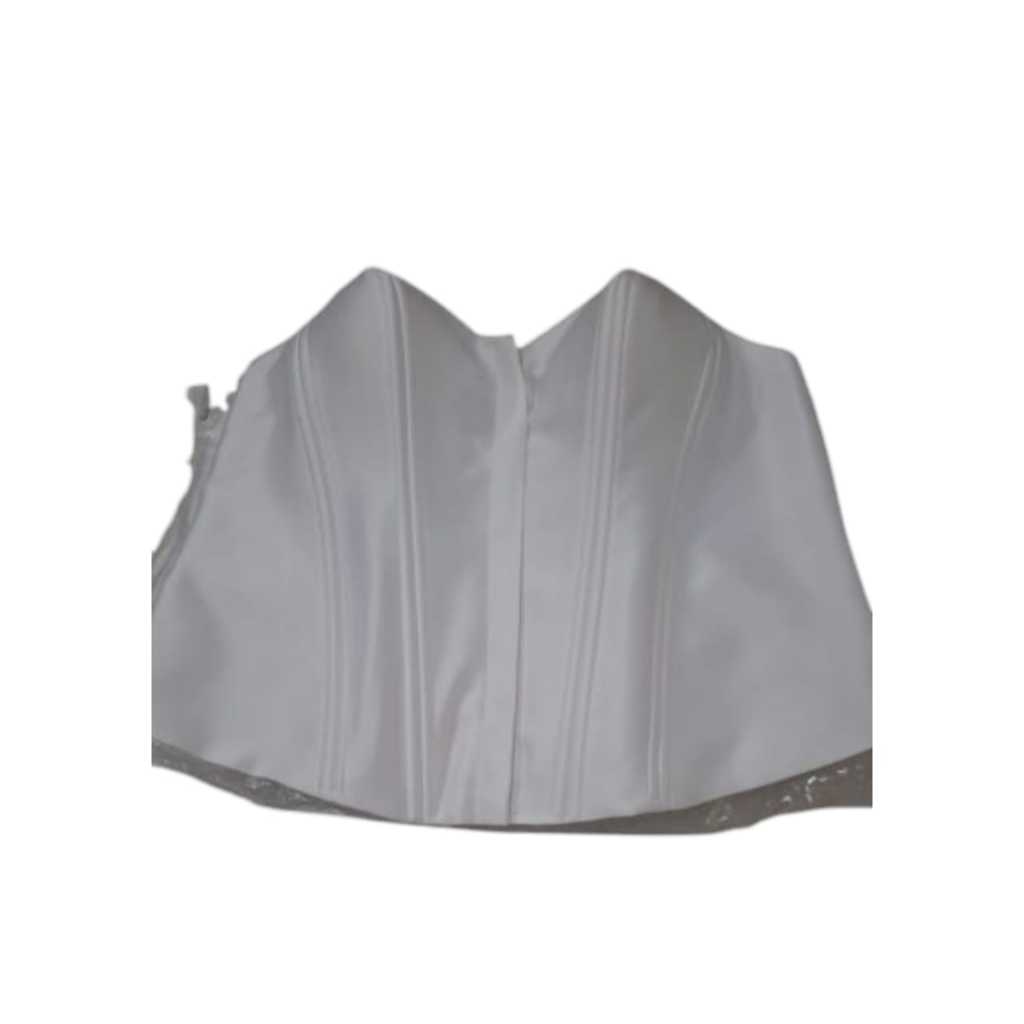 Kamisol Ala Kita Dalaman Khusus Kebaya 12-16 Tulang Bahan Velvet Premium Banyak Warna Putih Tulang