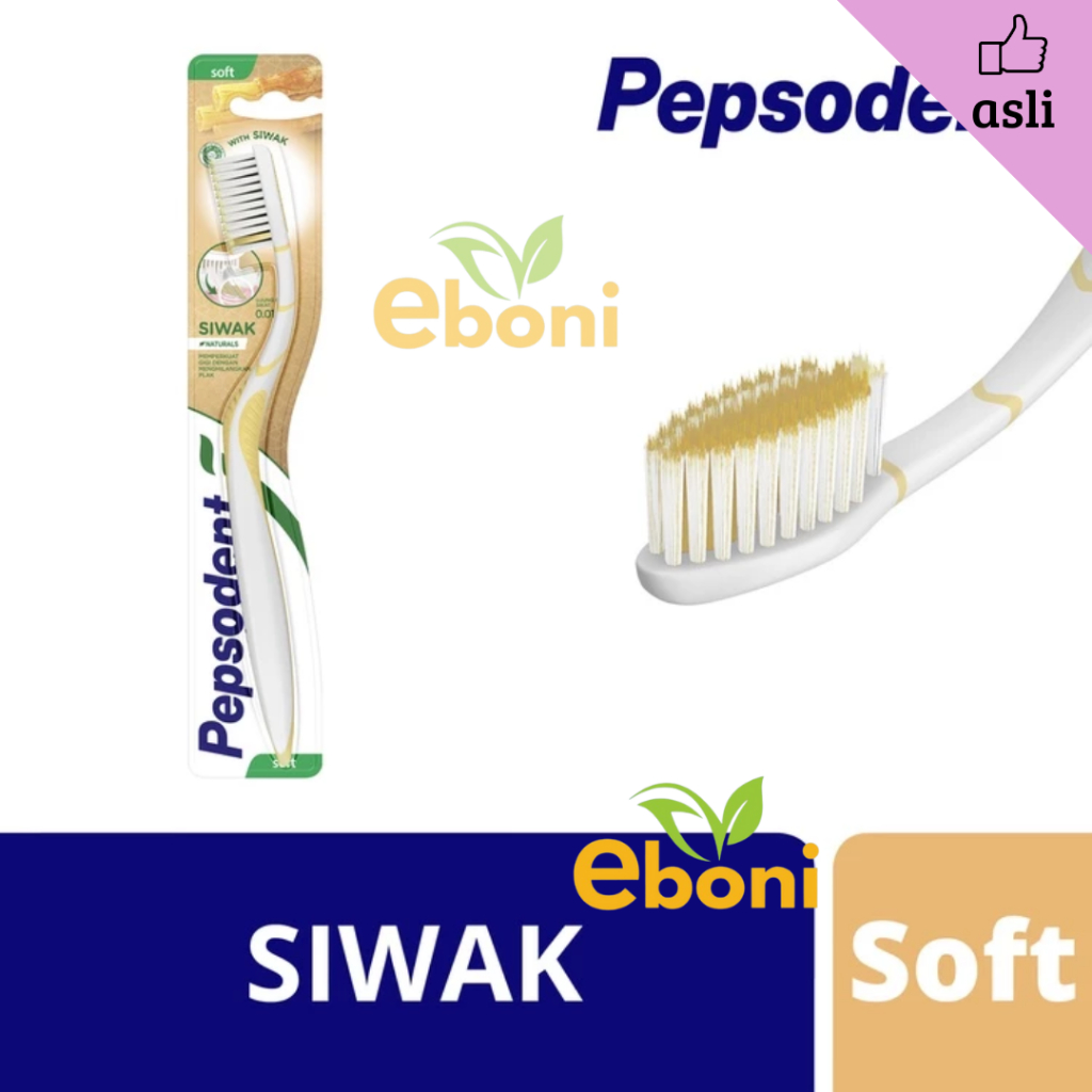 Pepsodent Nature Esentials Siwak - Pepsodent Sikat Gigi Siwak isi 1