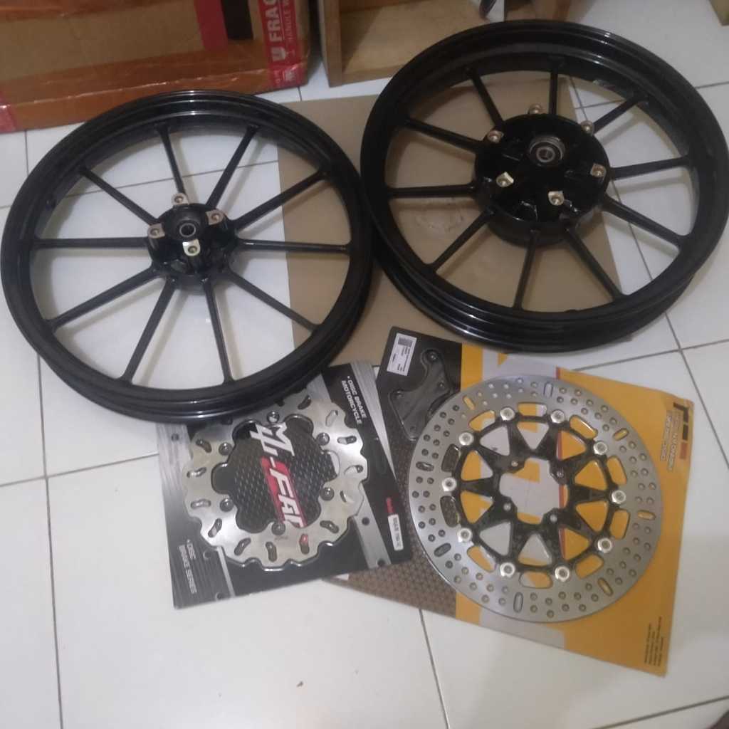 VELG RACING NINJA R SS RR ZX VROSSI STARLIGHT UKURAN 185-250 RING 17 VELG RACING NINJA R SS RR ZX VR