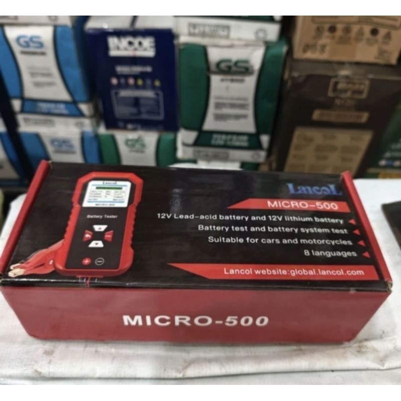 ALAT TEST AKI MICRO 500 DIGITAL BATTERY TESTER