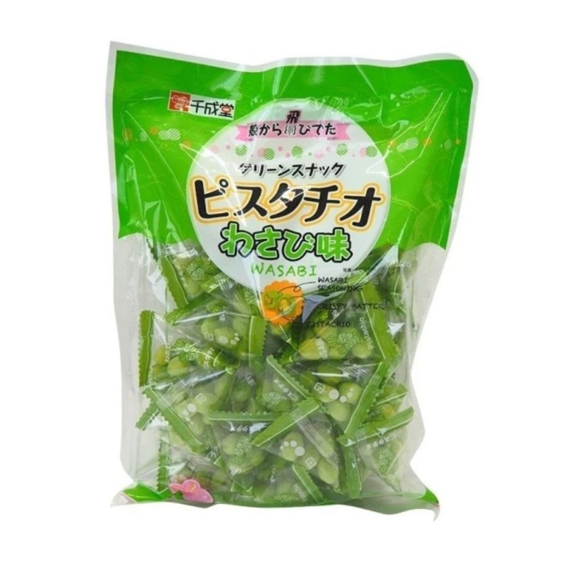

SENNARIDO GREEN SNACK PISTACHIO WASABI KACANG JEPANG