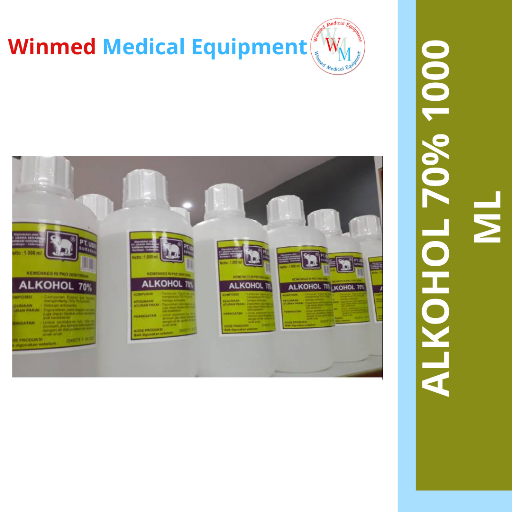 ALKOHOL 70% CAP GAJAH 1000 ml
