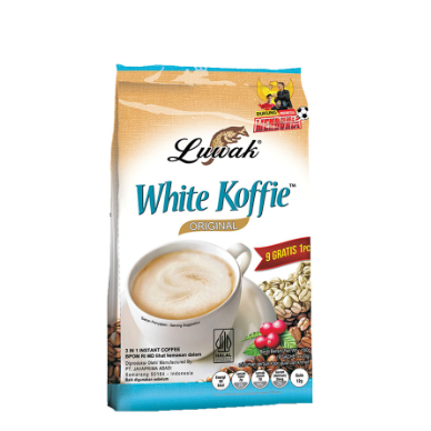 

Luwak White Koffie Original Kopi Instan (9 + 1) x 20g