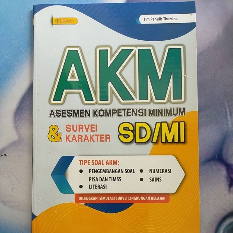 buku AKM asesmen kompetensi umum untuk SD/mi penerbit thursina