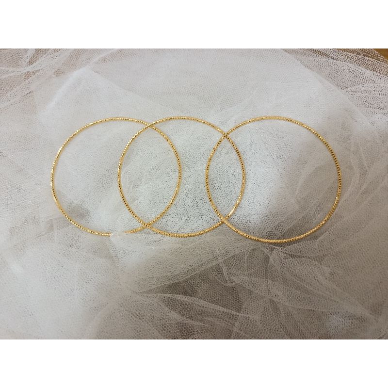 gelang titanium keroncong gold isi 3