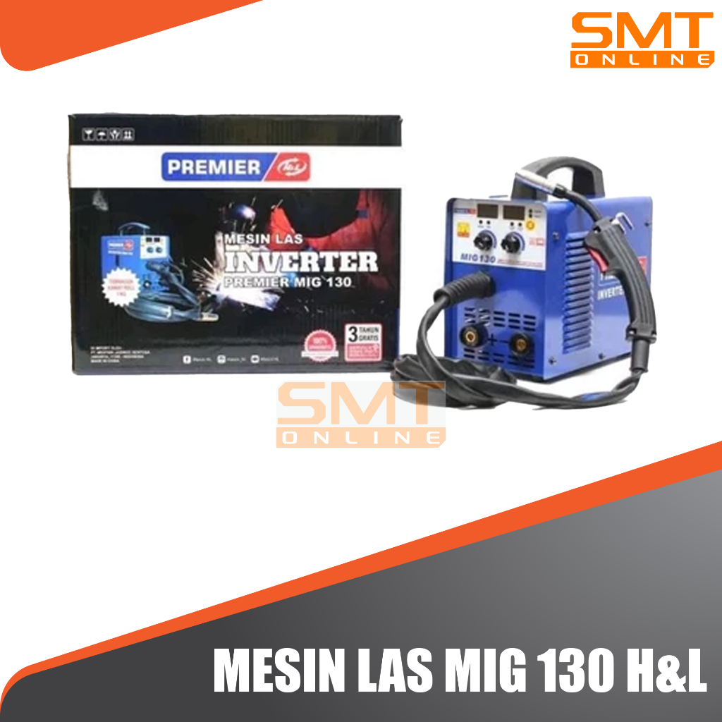 Mesin Las Listrik / Trafo Las Gas H&L PREMIER MIG 130 Inverter