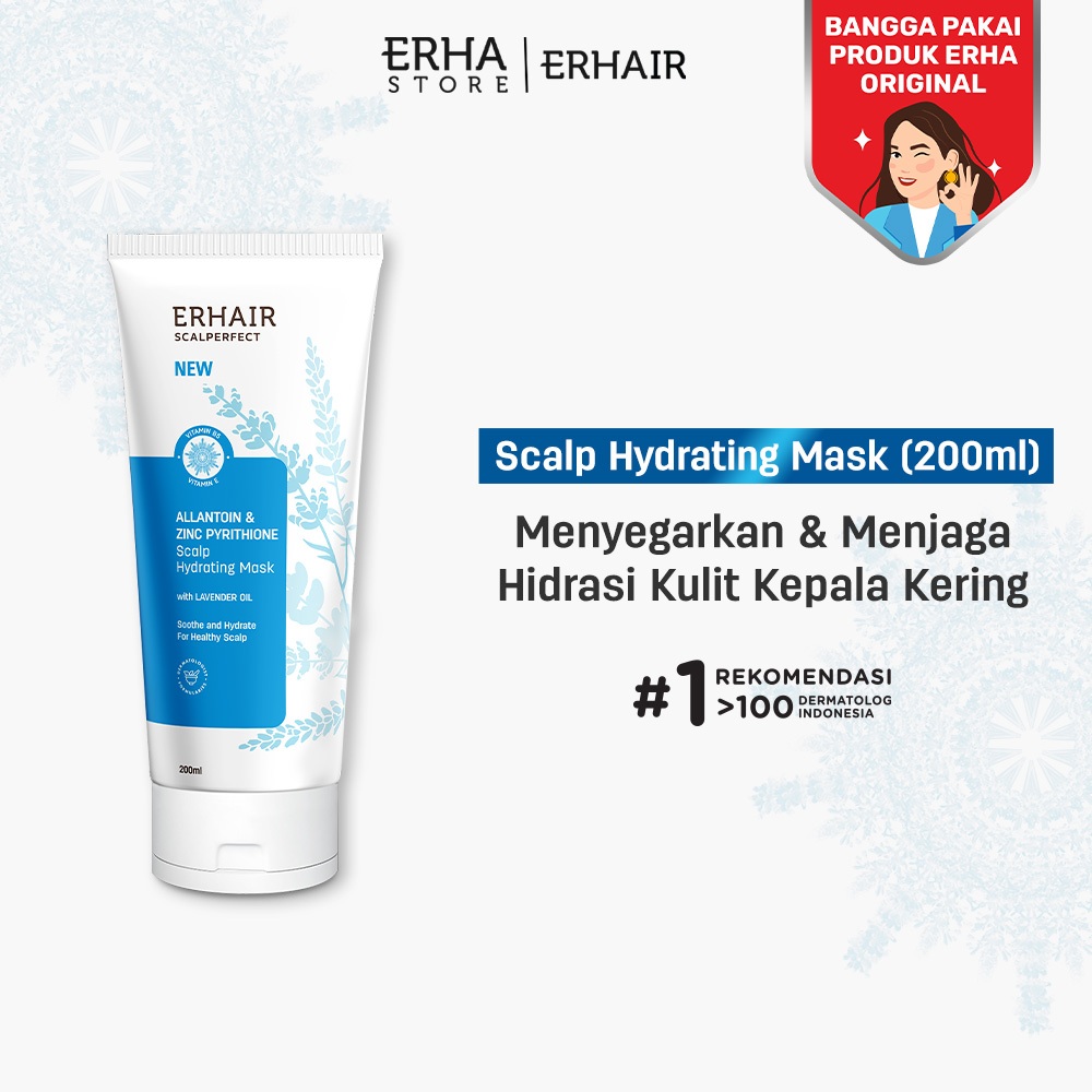 ERHAIR Scalperfect Hydrating Mask 200ml - Masker Kulit Kepala Gatal & Berketombe